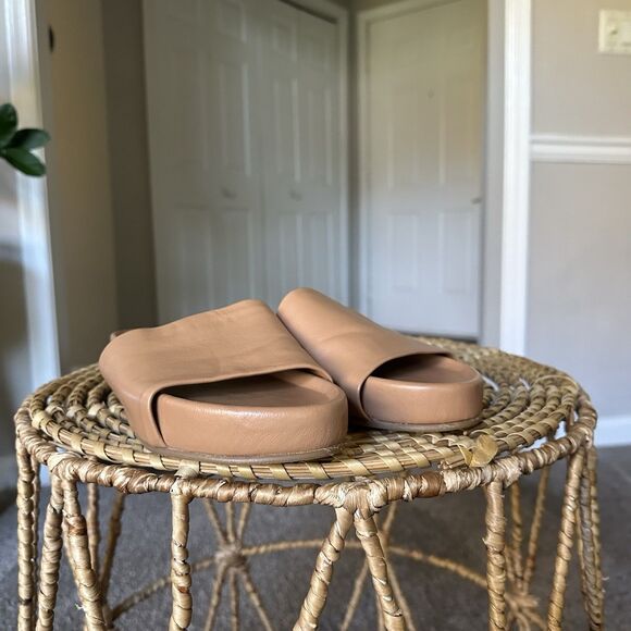 Beek Pelican Leather Platform Sandal in Honey Size 8 ($280) Tan EXCELLENT! - Picture 6 of 15